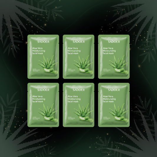 6 Maseczek SADOER Aloe Vera