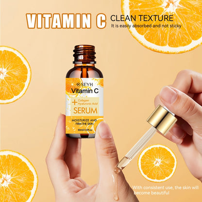 Serum z Witaminą C 20% i Kwasem Hialuronowym 40ml - Rozjaśniające i Nawilżające