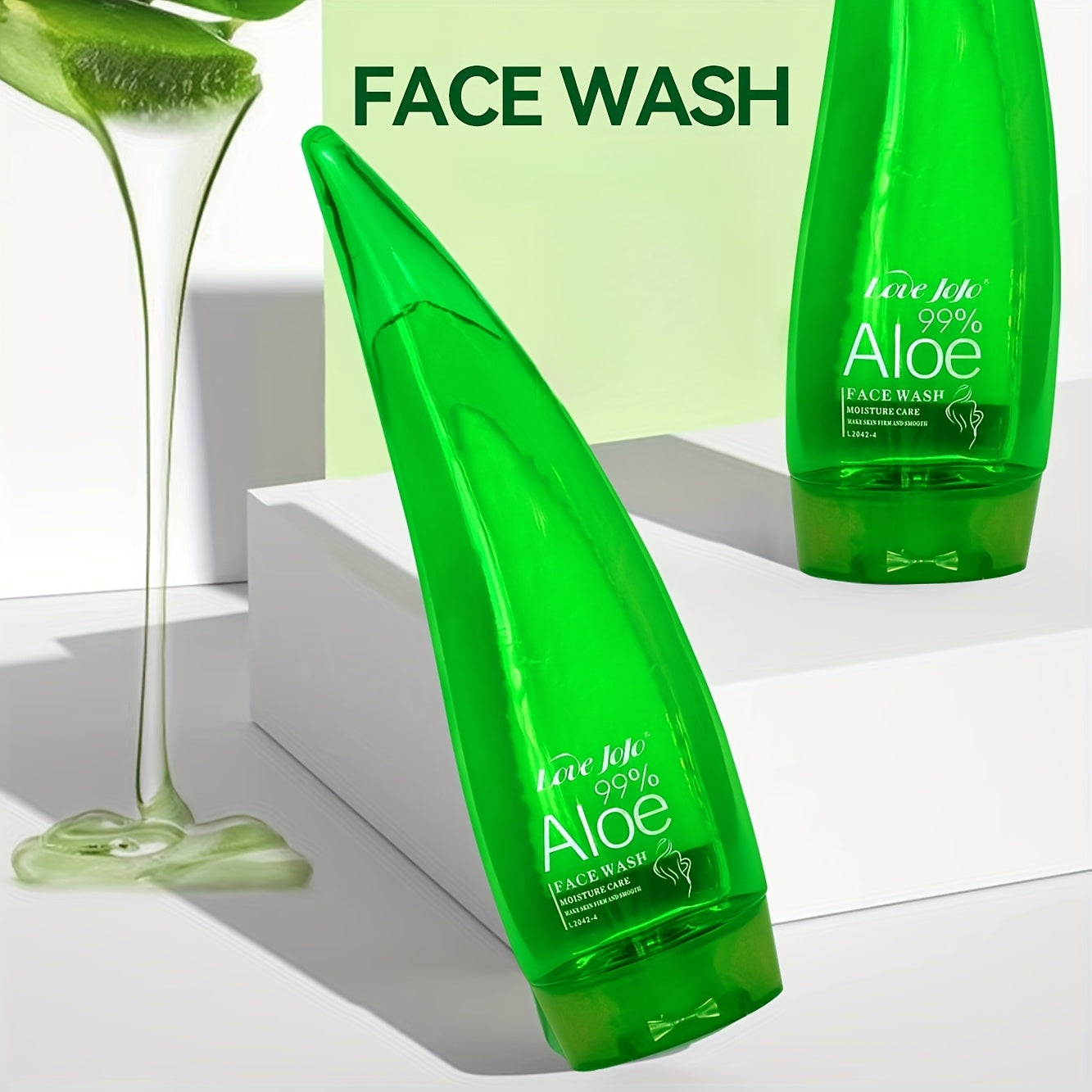 Płyn do Mycia Twarzy z Aloe Vera 200ml - Delikatna Pianka Oczyszczająca