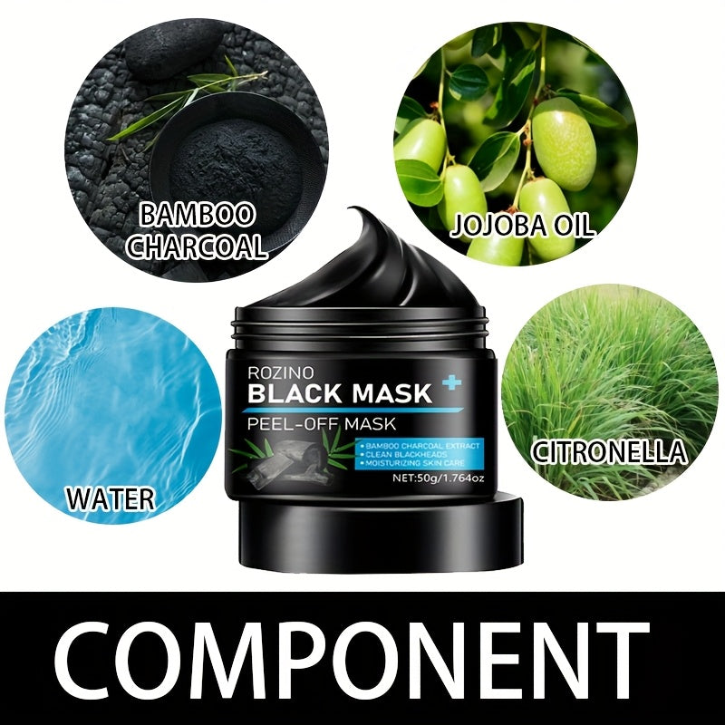 Maska Węglowa Bambusowa - Kontrola Sebum i Głębokie Oczyszczanie Porów