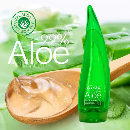 Płyn do Mycia Twarzy z Aloe Vera 200ml - Delikatna Pianka Oczyszczająca