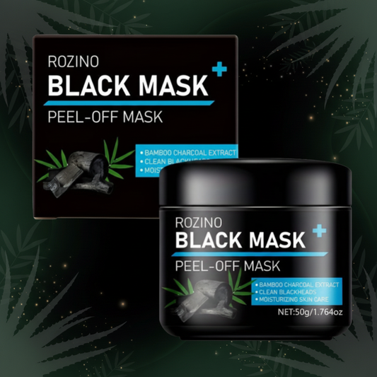 Maska węglowa ROZINO Black Mask na tle BellaVita