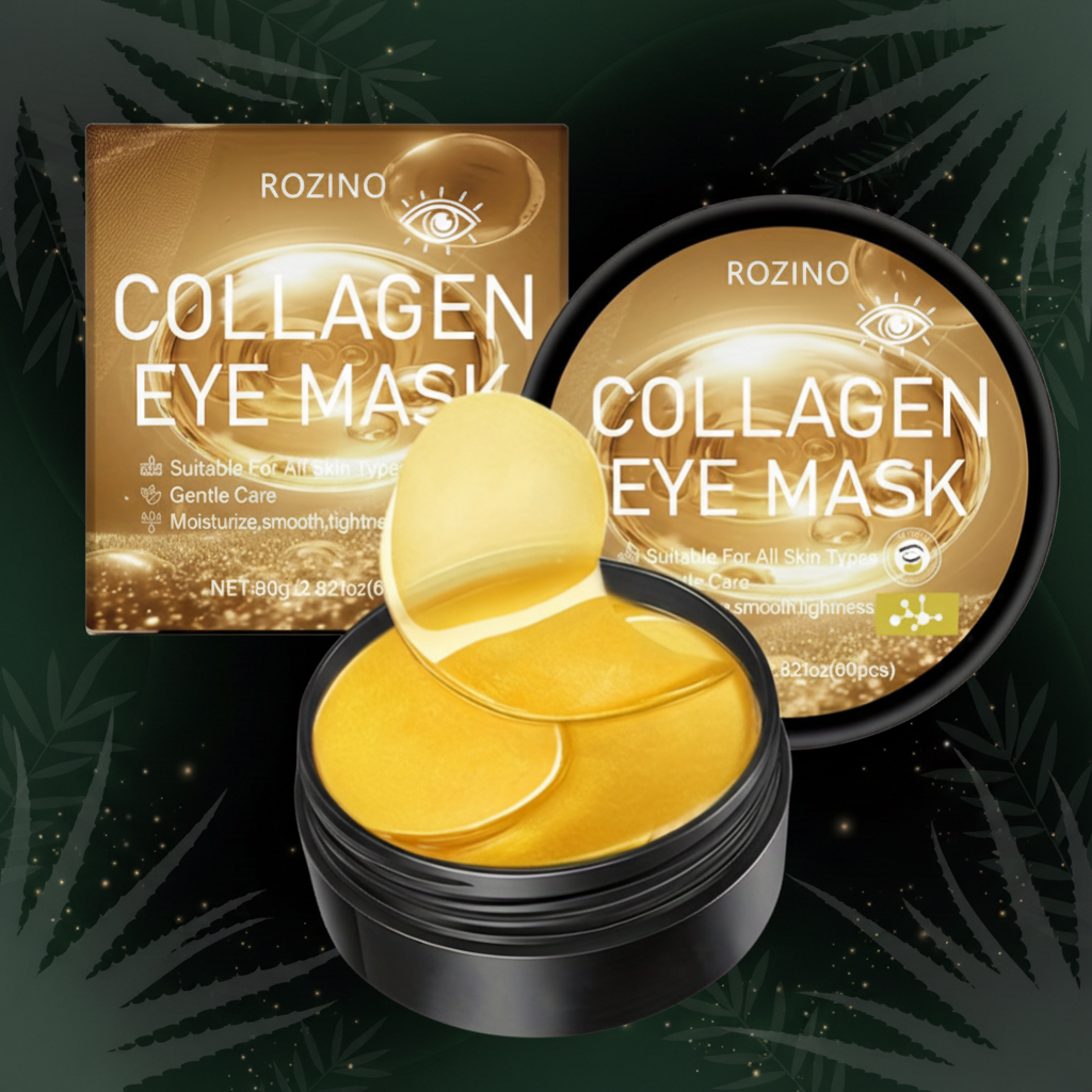 Płatki pod oczy ROZINO Collagen na tle BellaVita